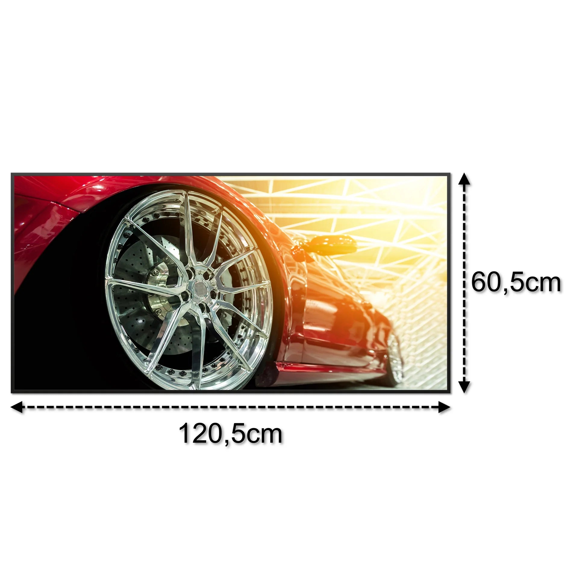 SLIKA IC panel (MOTIV 008: crveni auto)